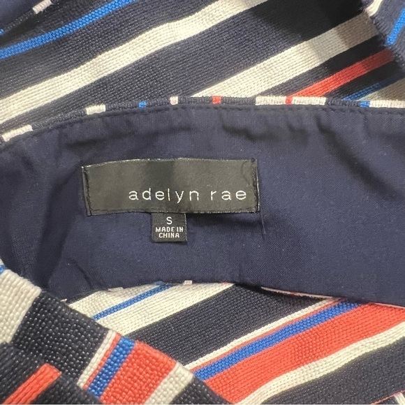 Adelyn Rae Cut Out Striped Dress Sz-S - Picture 8 of 10